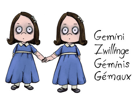 gemini, zwillinge, g&eacute;minis, g&eacute;maux, sternzeichen