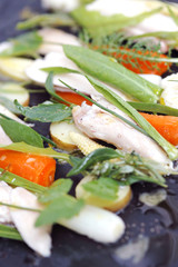 Fleisch mit Gemüse