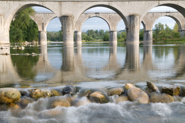Fototapeta premium Bridge over the Ardeche