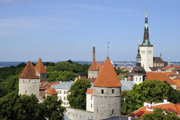 Obraz premium Vue générale sur Tallinn