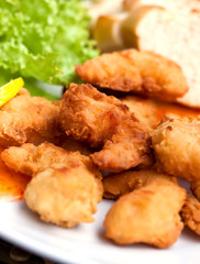 Riesen Garnelen - frittiert und paniert