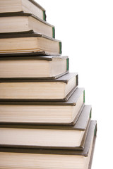 books isolated on a white background