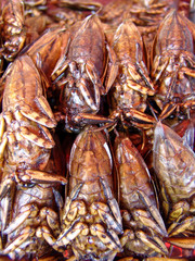 Thailand food stalls - fried insects nb.2