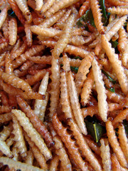 Thailand food stalls - fried insects nb.28