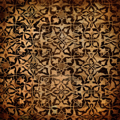 grunge floral background with space for text or image