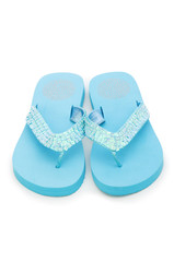 Summer shoes isolated on the white background