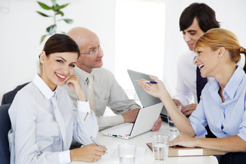 Obraz premium business people