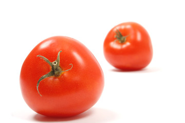 Isolated tomatoes