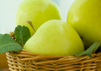 Apples in a basket