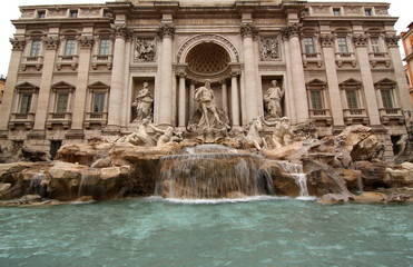 Fototapeta na wymiar Fontana di Trevi, Rome, Italy