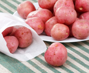 potatoes on the table