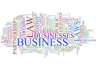 Business concept illustration -Words Cloud