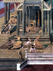 King palace - Ramayana murals nb.50