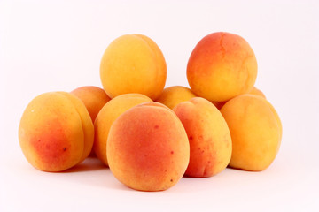 Fresh riped apricots