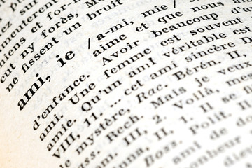 Fototapeta premium ami : définition