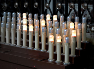 Symbol series - christian candles (electrics)
