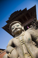 Obraz premium statue, kathmandu valley