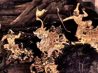 King palace - Ramayana murals nb.11