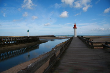 Fototapeta premium phare rouge