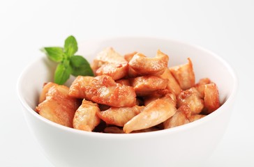 Grilled chicken meat