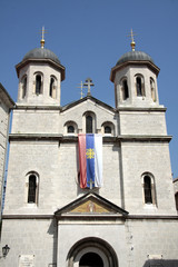 Fototapeta na wymiar Eglise orthodoxe de Kotor, Czarnogóra