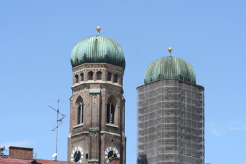 Fototapeta na wymiar Frauenkirche in Munich Germany