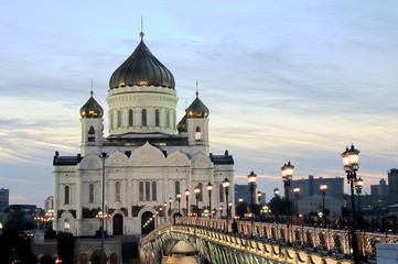 Cathedral of Christ the Saviour, night scene