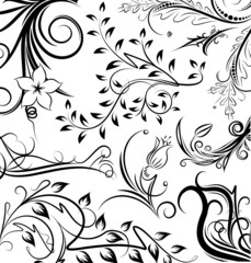 Set of design elements.