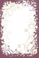 Decorative floral background.