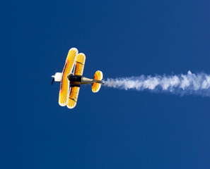 Acrobatic Plane in Flight