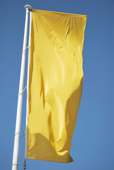 Yellow banner