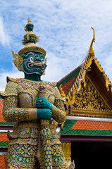 Fototapeta na wymiar Thai guardian statue
