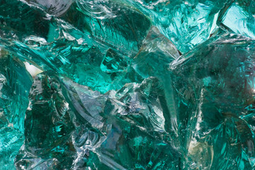 Big piece of green glass © Colette