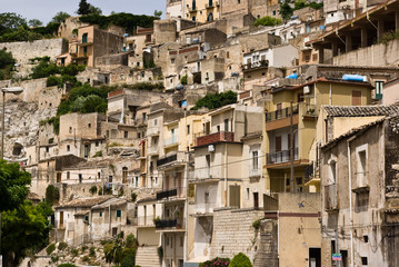 Blick auf Modica (Sizilien)