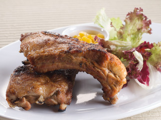 barbequed ribs