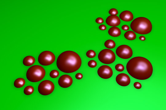 rote halbkugeln
