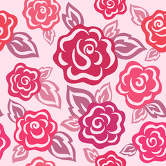 rose seamless pattern