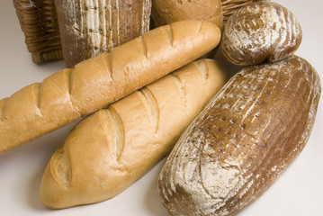 Brotlaibe und Wecken - Loaves of Bred
