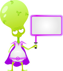 alien signboard