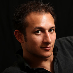 Obraz premium Good Looking Young Man in Studio