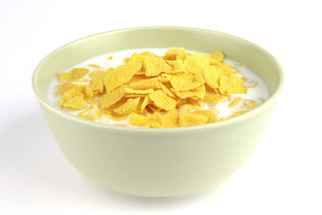 cornflakes and milk