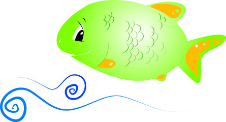 Green fish
