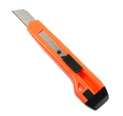 Orange paper knife.