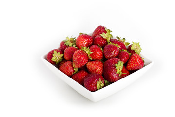 Pot of strawberries