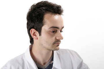 Obraz premium Doctor isolated on white