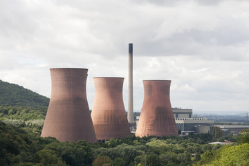 large cooling towers