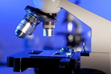 Microscope In Scientific Research Laboratory