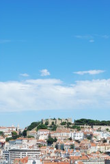 Fototapeta premium Sao Jorge Castle in Lisbon, Portugal