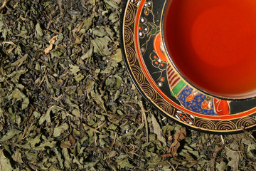 Premium green tea leaves, more in gallery