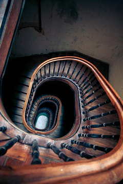 Very old spiral staircase